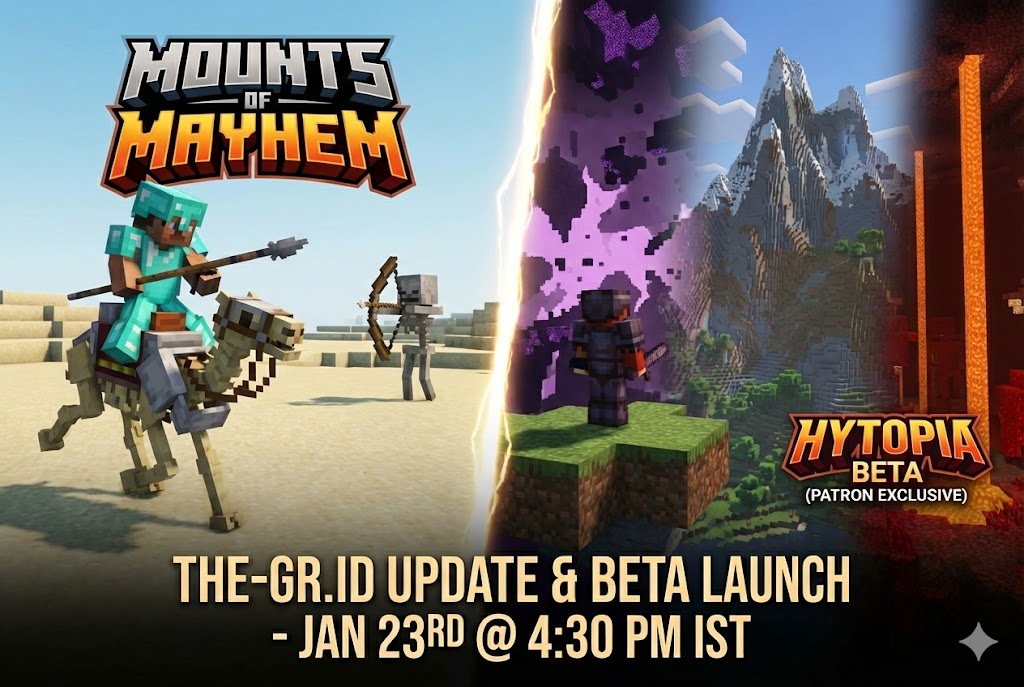 New Mobs, Weapons & HYTOPIA Testing